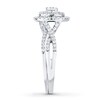 Thumbnail Image 2 of Diamond Bridal Set 5/8 ct tw Round-cut 14K White Gold