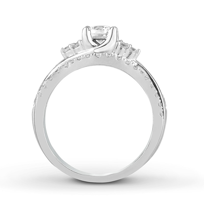 Main Image 2 of Adore Diamond Bridal Set 3/4 ct tw Round-cut 14K White Gold