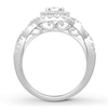 Thumbnail Image 1 of Diamond Bridal Set 1 ct tw Round-cut 14K White Gold