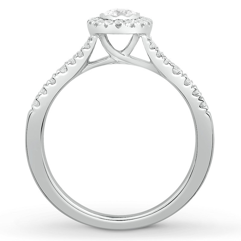 Diamond Bridal Set 5/8 ct tw Round-cut 14K White Gold