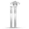 Thumbnail Image 3 of Adore Diamond Bridal Set 5/8 ct tw Round-cut 14K White Gold