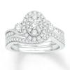 Thumbnail Image 0 of Diamond Bridal Set 1 ct tw Round-cut 14K White Gold