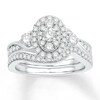 Thumbnail Image 1 of Adore Diamond Bridal Set 1 ct tw Round-cut 14K White Gold