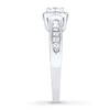Thumbnail Image 3 of Adore Diamond Engagement Ring 3/8 ct tw Round-cut 10K White Gold