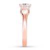 Thumbnail Image 2 of Adore Diamond Engagement Ring 1-1/6 ct tw Round-cut 14K Rose Gold