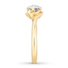 Thumbnail Image 2 of Diamond Engagement Ring 1/5 Carat Round-cut 10K Two-Tone Gold