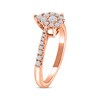 Thumbnail Image 1 of Diamond Engagement Ring 1/3 ct tw Round-cut 10K Rose Gold