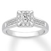 Thumbnail Image 0 of Princess-Cut Diamond Engagement Ring 1 Carat tw 14K White Gold