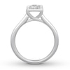 Princess-Cut Diamond Engagement Ring 1 Carat tw 14K White Gold