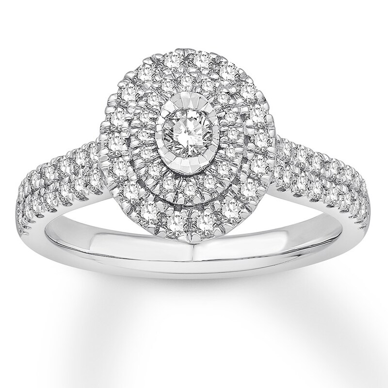 Main Image 1 of Adore Diamond Engagement Ring 3/4 Carat t.w. 14K White Gold