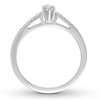 Thumbnail Image 1 of Marquise Diamond Engagement Ring 1/5 Carat tw 10K White Gold