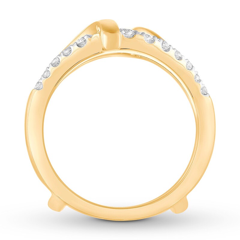THE LEO Diamond Enhancer Ring 5/8 ct tw Round-cut 14K Yellow Gold