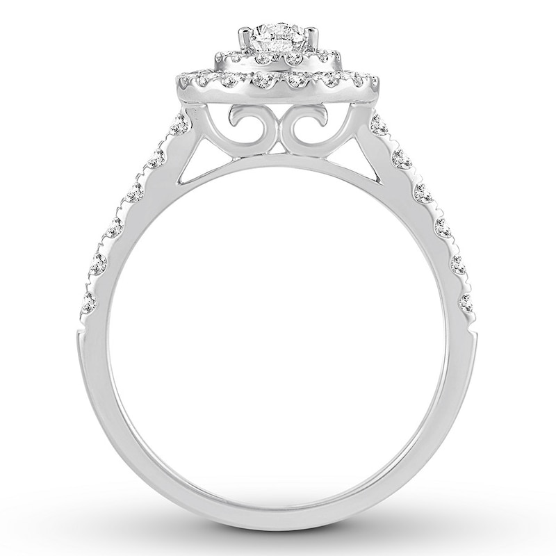 Main Image 2 of Adore Pear-Shaped Diamond Engagement Ring 1 ct tw 14K White Gold