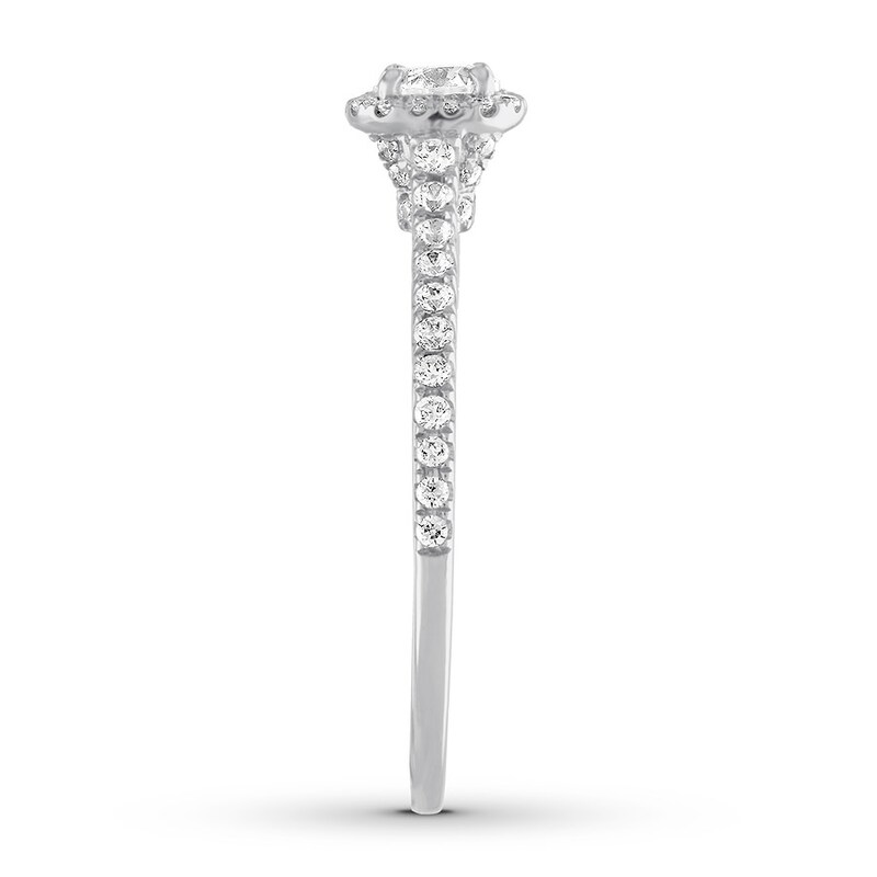 Main Image 3 of Adore Diamond Engagement Ring 1/2 carat tw 14K White Gold