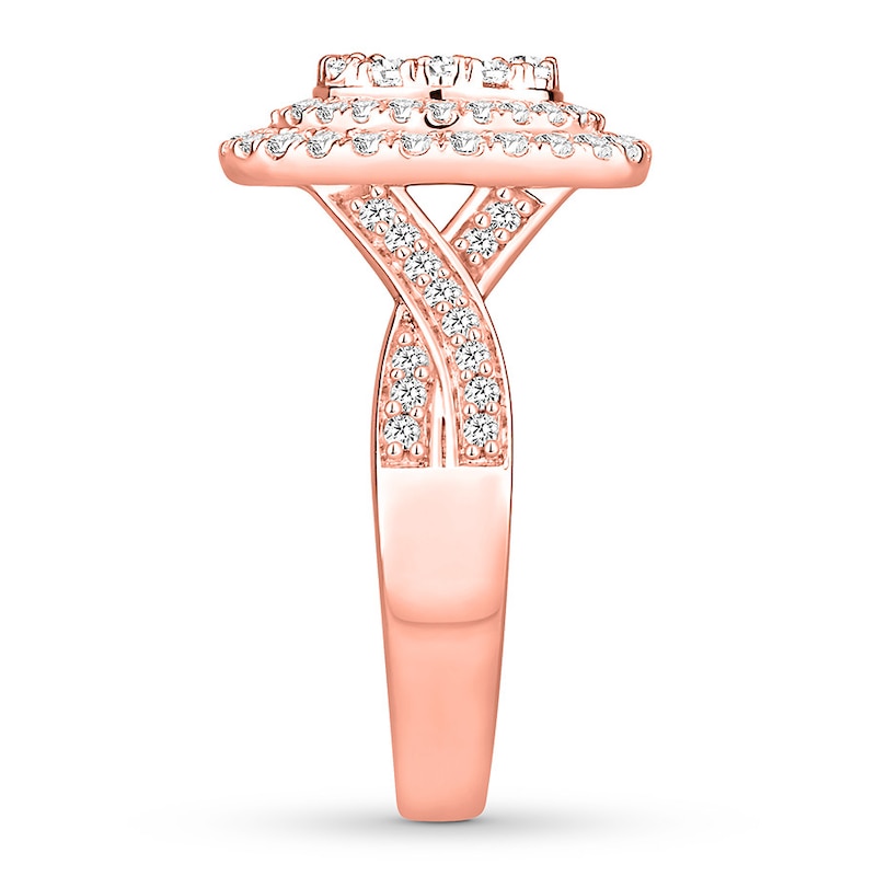Diamond Engagement Ring 1 carat tw 14K Rose Gold