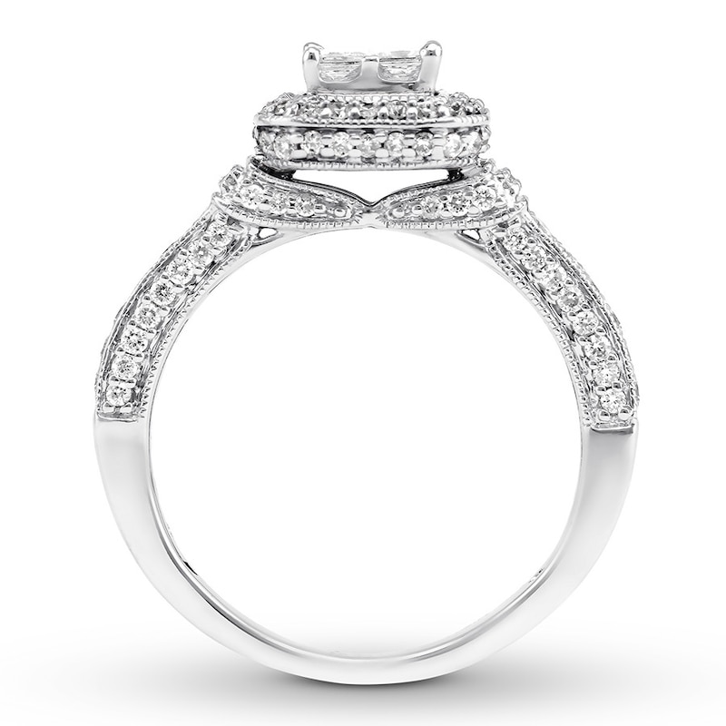Diamond Engagement Ring 1-1/4 ct tw 14K White Gold