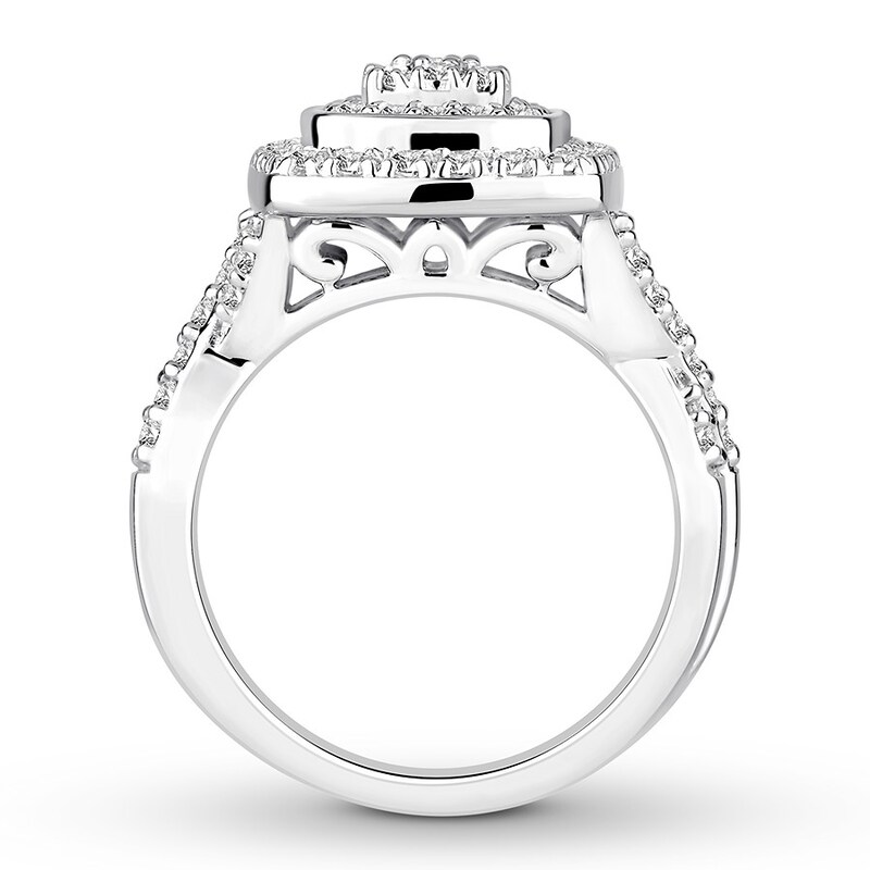 Diamond Engagement Ring 1 ct tw 10K White Gold