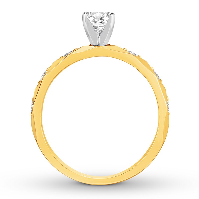 Main Image 2 of Adore Diamond Engagement Ring 5/8 Carat tw 14K Yellow Gold