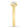 Diamond Engagement Ring 1/5 Carat 14K Yellow Gold