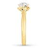 Thumbnail Image 3 of Adore Diamond Engagement Ring 1/5 Carat 14K Yellow Gold