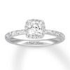 Neil Lane Cushion-cut Diamond Engagement Ring 7/8 ct tw 14K White Gold