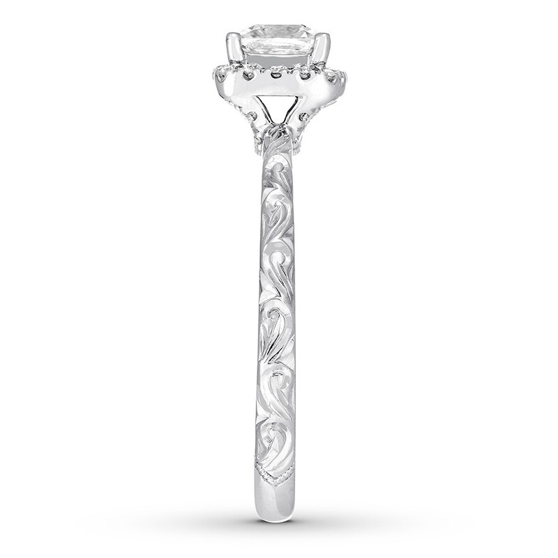 Neil Lane Cushion-cut Diamond Engagement Ring 7/8 ct tw 14K White Gold