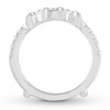 THE LEO Diamond Enhancer Ring 5/8 ct tw Round-cut 14K White Gold