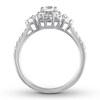 Thumbnail Image 2 of Diamond Engagement Ring 1-1/6 ct tw Round-cut 14K White Gold