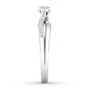 Princess-cut Diamond Engagement Ring 1/4 ct tw 10K White Gold