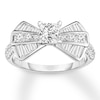 Diamond Engagement Ring Princess-cut 1-1/8 ct tw 14K White Gold