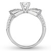 Diamond Engagement Ring Princess-cut 1-1/8 ct tw 14K White Gold