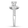 Diamond Engagement Ring Princess-cut 1-1/8 ct tw 14K White Gold