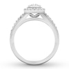 Thumbnail Image 2 of Adore Diamond Engagement Ring 1/2 ct tw Round-cut 14K White Gold