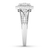 Thumbnail Image 3 of Adore Diamond Engagement Ring 1/2 ct tw Round-cut 14K White Gold