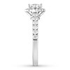 THE LEO Diamond Princess-cut Engagement Ring 3/4 ct tw 14K White Gold