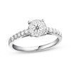 Diamond Engagement Ring 5/8 ct tw Round-cut 14K White Gold