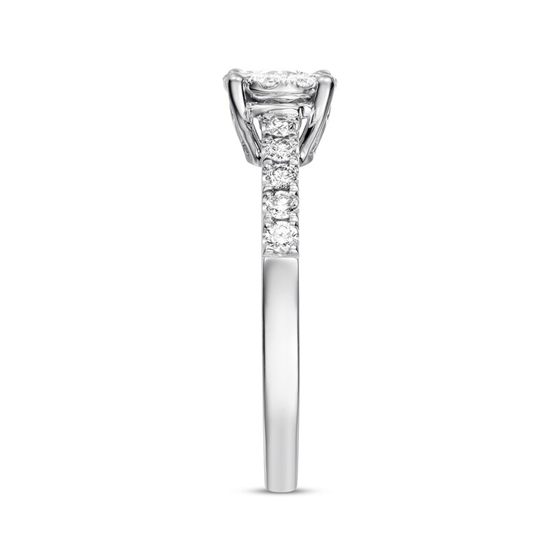 Diamond Engagement Ring 5/8 ct tw Round-cut 14K White Gold