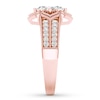 Thumbnail Image 3 of Adore Diamond Engagement Ring 5/8 ct tw Round-cut 14K Rose Gold