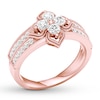 Thumbnail Image 4 of Adore Diamond Engagement Ring 5/8 ct tw Round-cut 14K Rose Gold