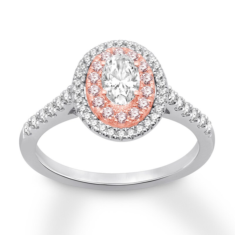 Certified Diamond Engagement Ring 1 ct tw 14K Two-Tone Gold