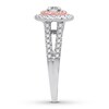 Certified Diamond Engagement Ring 3/4 ct tw 14K Two-Tone Gold