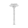 Multi-Stone Princess-cut Diamond Engagement Ring 1-1/2 ct tw 14K White Gold