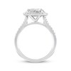 Thumbnail Image 2 of Multi-Stone Princess-cut Diamond Engagement Ring 1-1/2 ct tw 14K White Gold