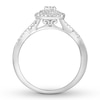 Thumbnail Image 2 of Diamond Engagement Ring 3/8 ct tw Round-cut 10K White Gold