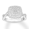 Thumbnail Image 1 of Diamond Engagement Ring 3/4 ct tw 10K White Gold