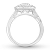 Thumbnail Image 1 of Diamond Engagement Ring 3/4 ct tw 10K White Gold