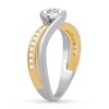 Diamond Engagement Ring 1-1/5 ct tw Round-cut 14K Two-Tone Gold