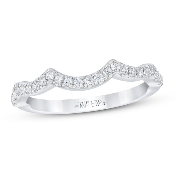 THE LEO First Light Diamond Wedding Band 1/5 ct tw 14K White Gold