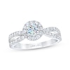 Thumbnail Image 1 of THE LEO First Light Diamond Engagement Ring 7/8 ct tw 14K White Gold
