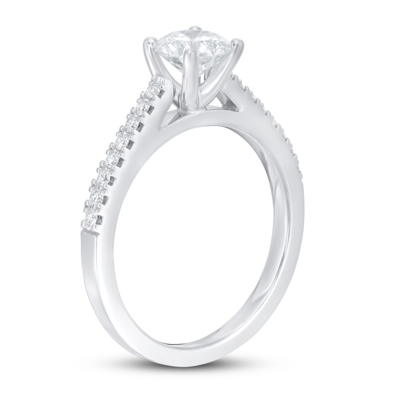 Lab-Created Diamonds by KAY Engagement Ring 1 ct tw 14K White Gold
